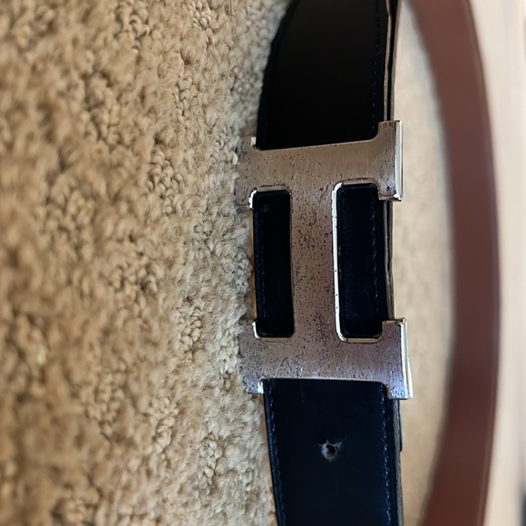 Hermes H Belt buckle and reversible leather strap - Picture 14 of 17
